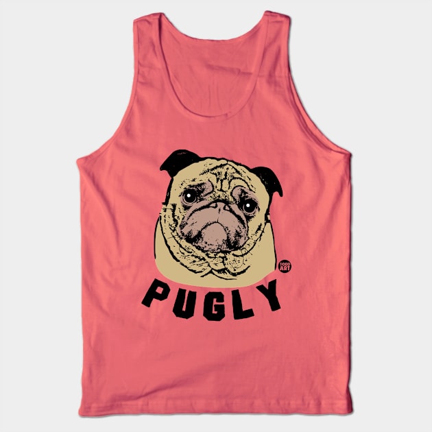 PUGLY Tank Top by toddgoldmanart